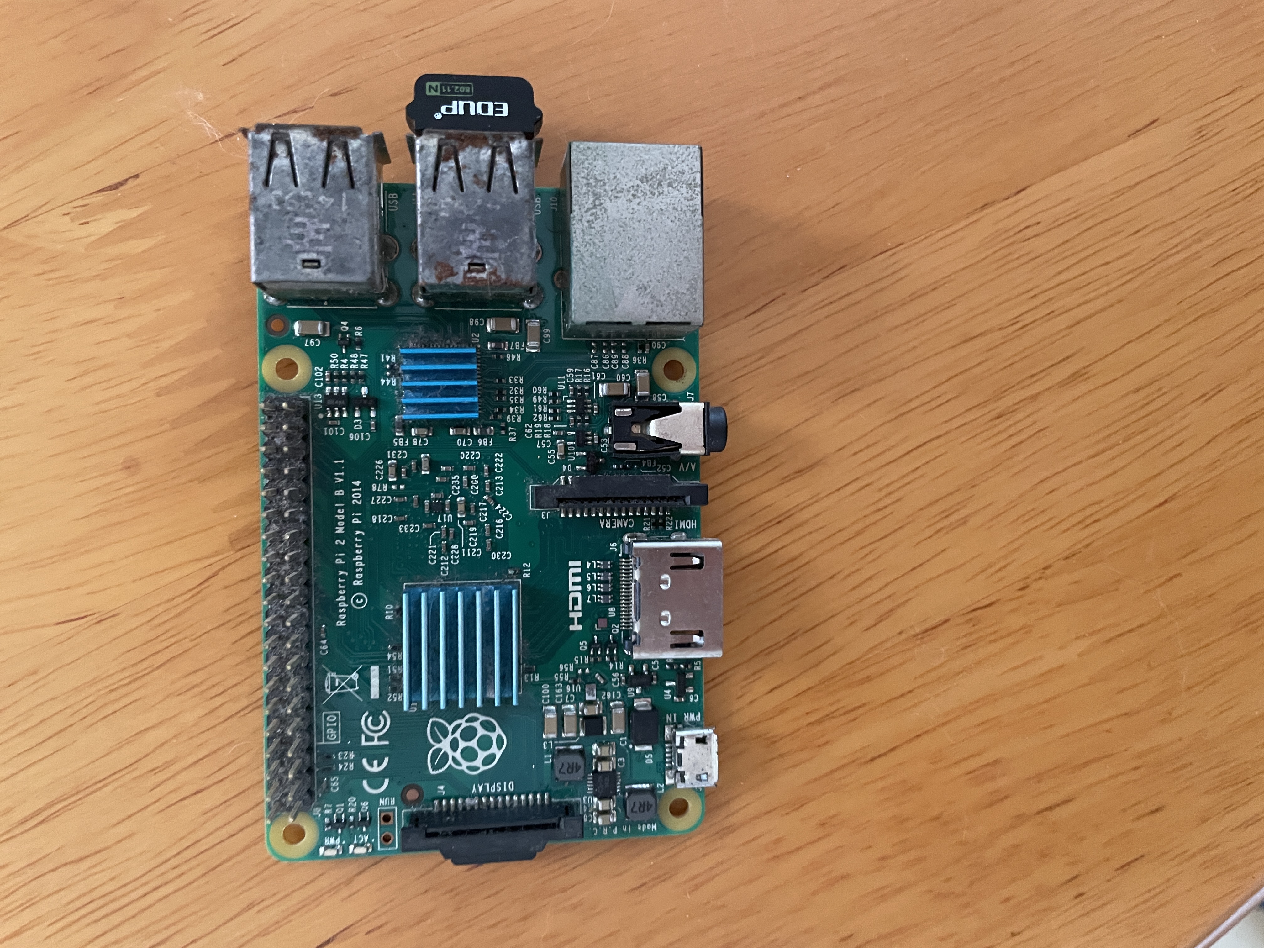 My old Raspberry Pi 2B